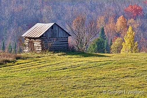 Hilltop Log Shed_30335.jpg - Photographed near Fallbrook, Ontario, Canada.